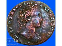 Austrian Netherlands 1 Liard 1745 1/2 Ord Maria Theresa