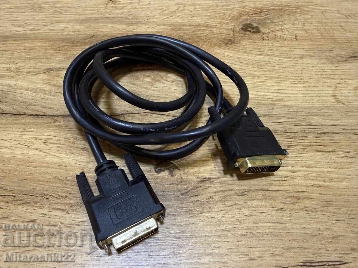 DVI CABLE 2M. GOLD-PLATED CONNECTOR DVI CABLE 2M. GOLD-PLATED CONNECTOR