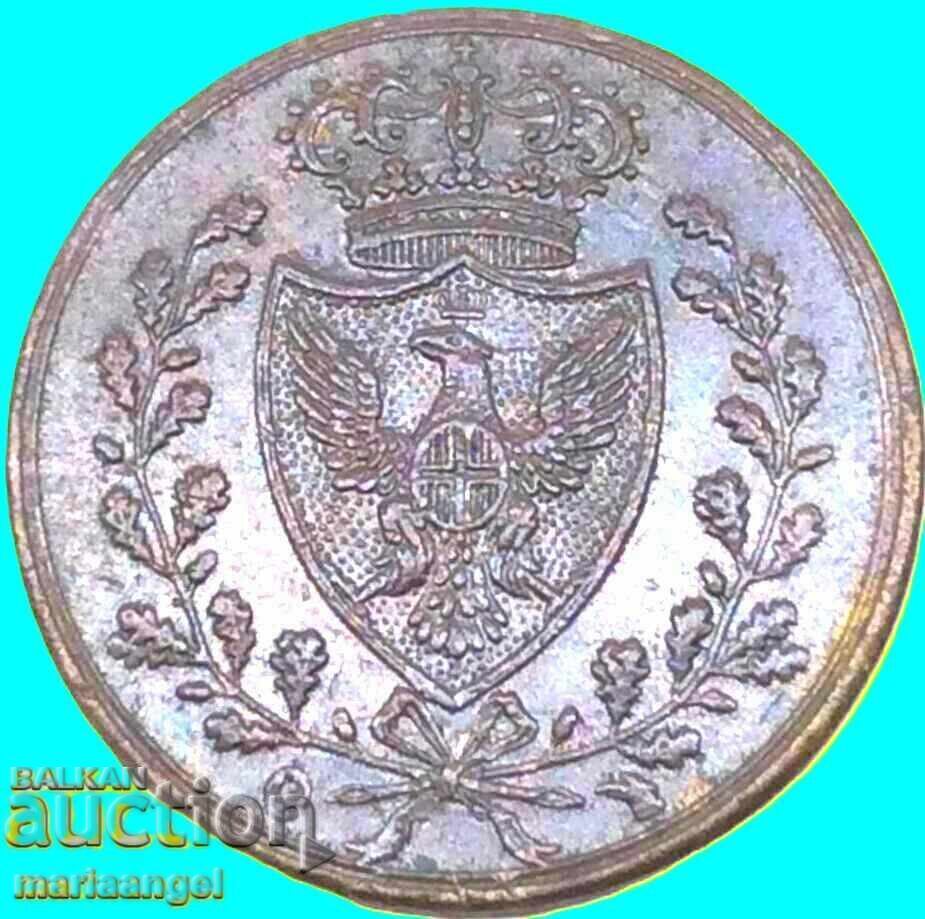 1 Σεντέζιμο 1826 Ιταλία Τορίνο Κάρολος Φήλιξ 1821-1831 - 5 1 Σεντέζιμο 1826 Ιταλία Τορίνο Κάρολος Φήλιξ 1821-1831 - 5