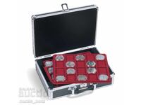 Aluminum case with 6 trays CARGO S6 for 120 coins - Leuchtturm
