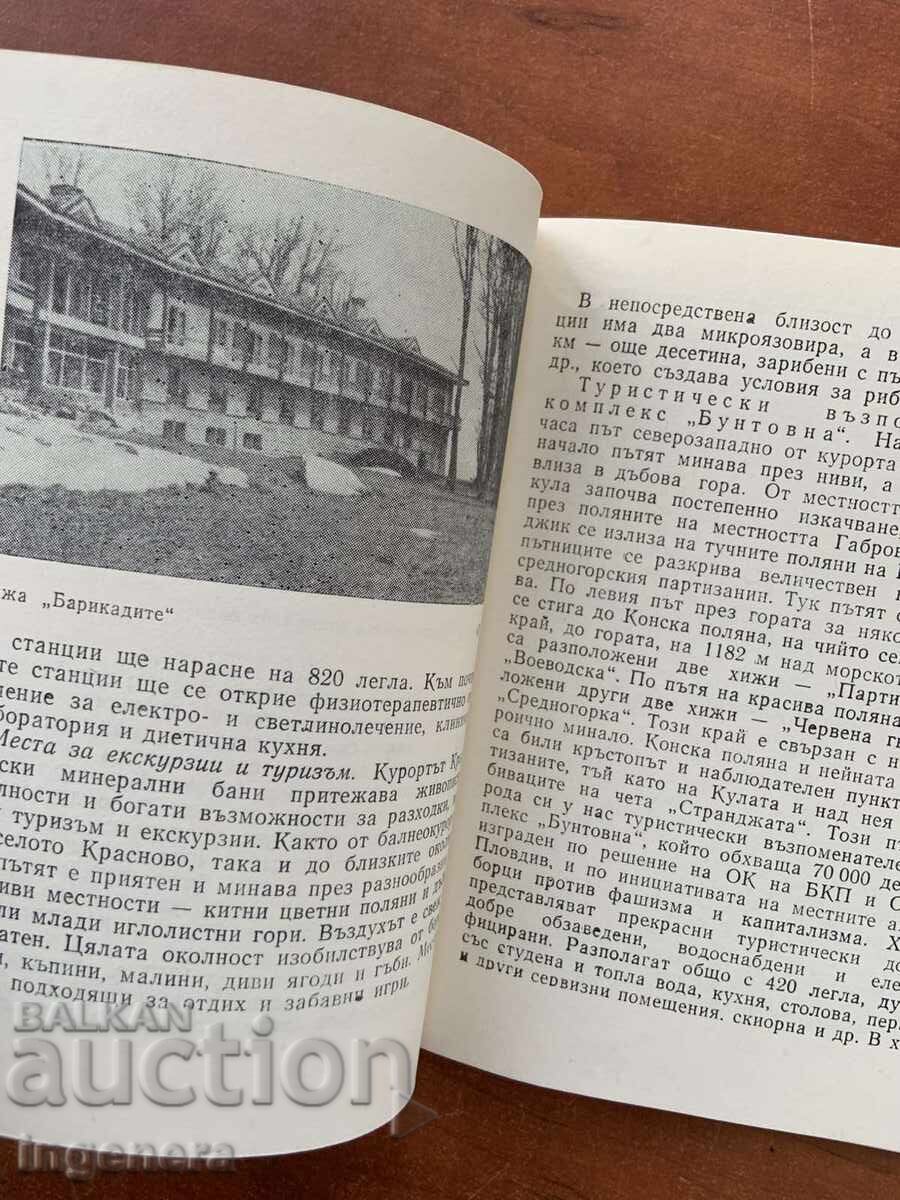 Auction  ESSAY ON KRASNOVSKI MINERAL BATHS-1978 BY GR. NAYDENOV