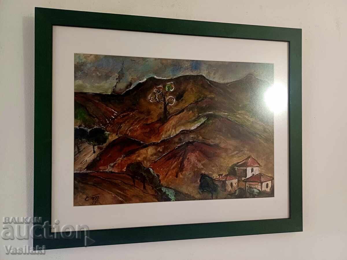 Auction  Beautiful Bulgarian painting.