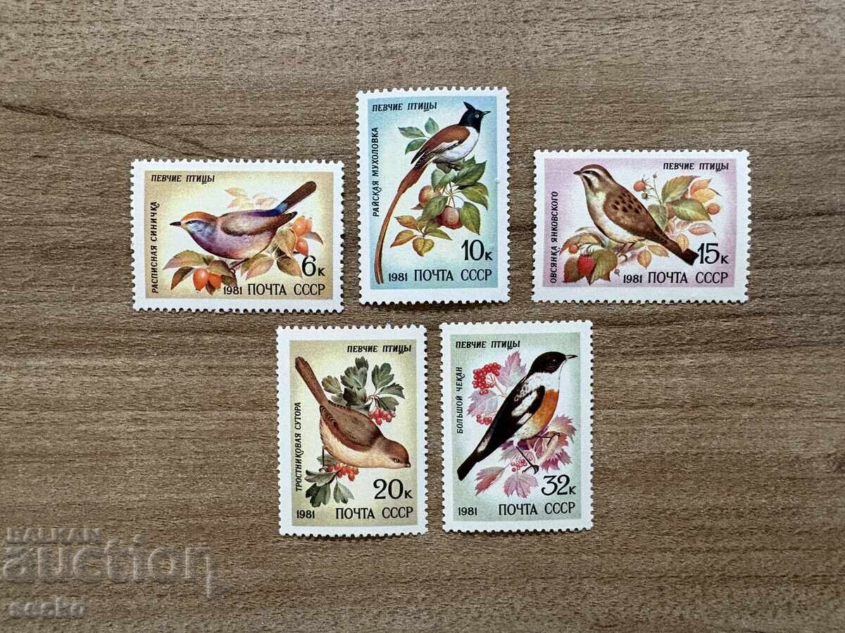 СССР - Пойни птици (1981) MNH СССР - Пойни птици (1981) MNH