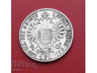 Austria-Hungary-1 florin 1878-very well preserved