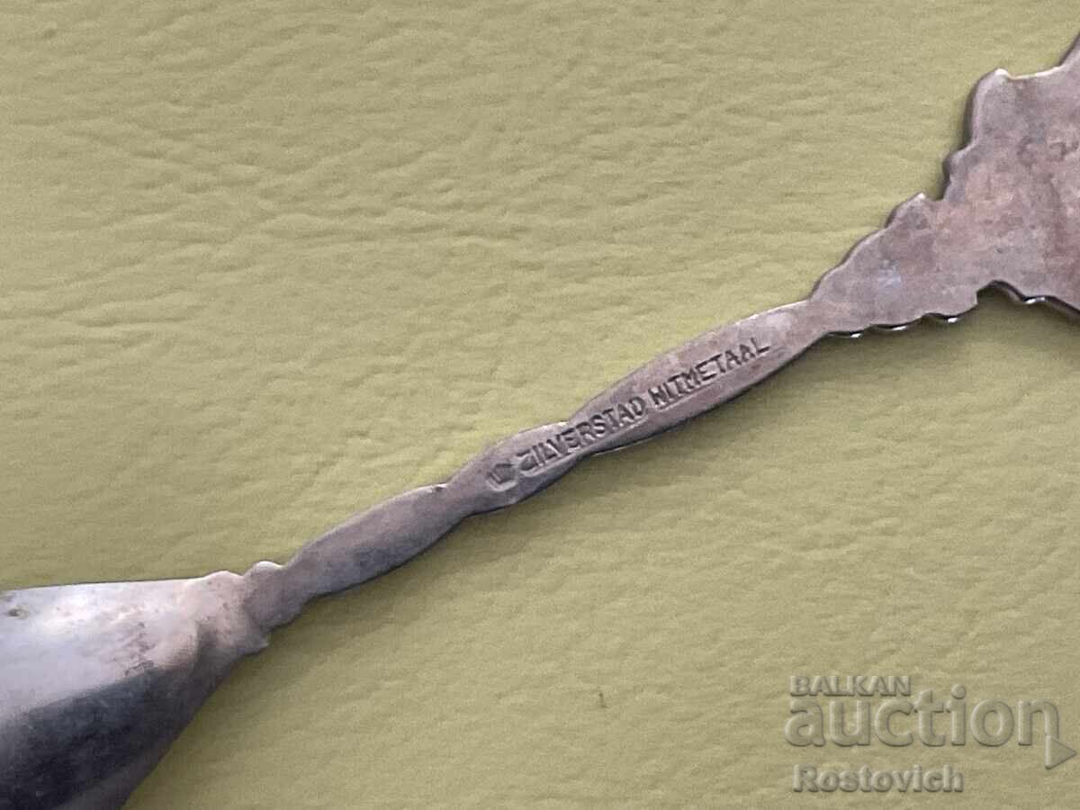 Auction Silver-plated spoon "St. Joris Ridderkerk" Zilverstad, Holland Auction Silver-plated spoon "St. Joris Ridderkerk" Zilverstad, Holland