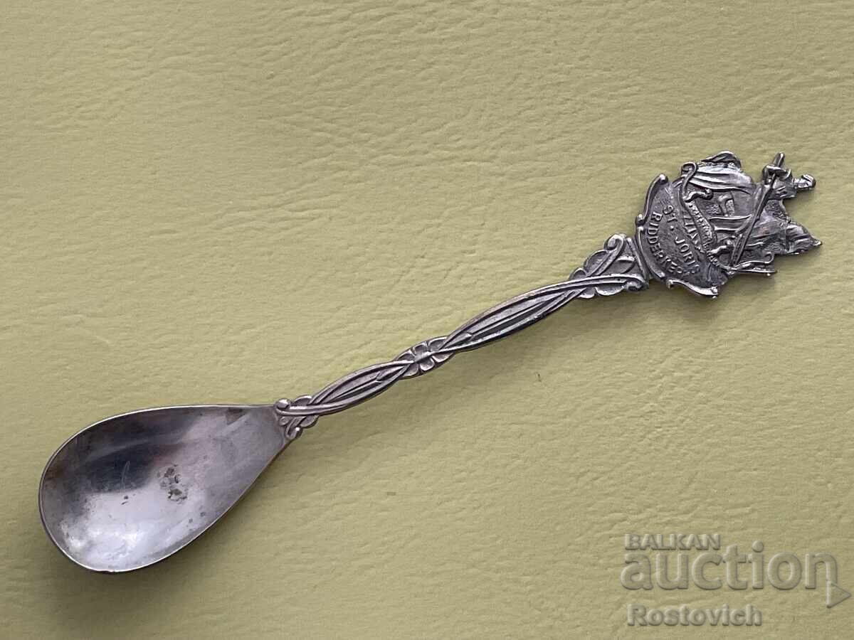 Silver-plated spoon "St. Joris Ridderkerk" Zilverstad, Holland Silver-plated spoon "St. Joris Ridderkerk" Zilverstad, Holland