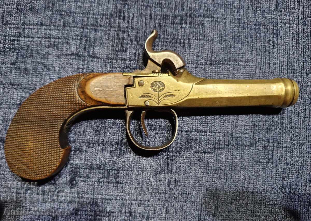 Белгийски морски тип капсулен пистолет – Лиеж, около 1845–18 с цена € 420.00 | 821.45 лв. Белгийски морски тип капсулен пистолет – Лиеж, около 1845–18 с цена € 420.00 | 821.45 лв.