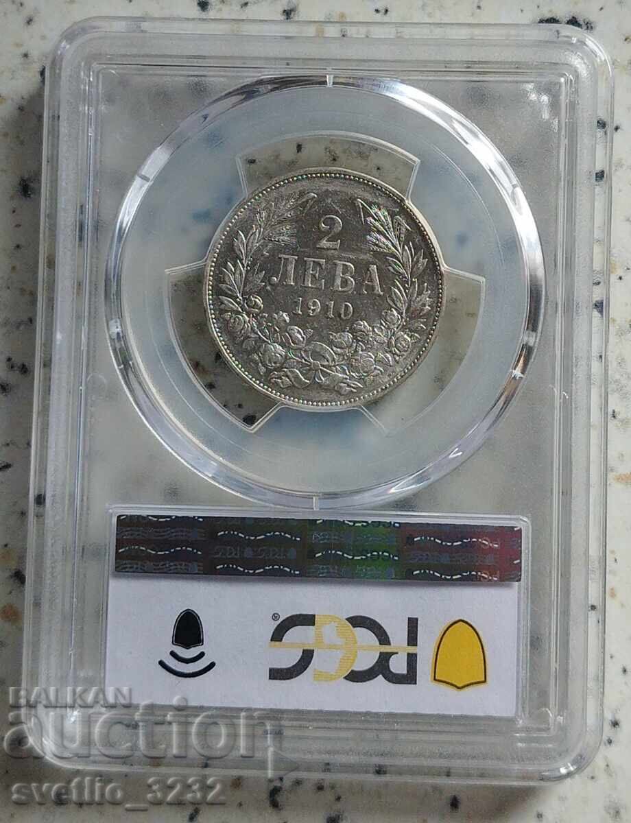 2 leva 1910 AU 50 PCGS με τιμή € 200.00 | 391.17 BGN 2 leva 1910 AU 50 PCGS με τιμή € 200.00 | 391.17 BGN