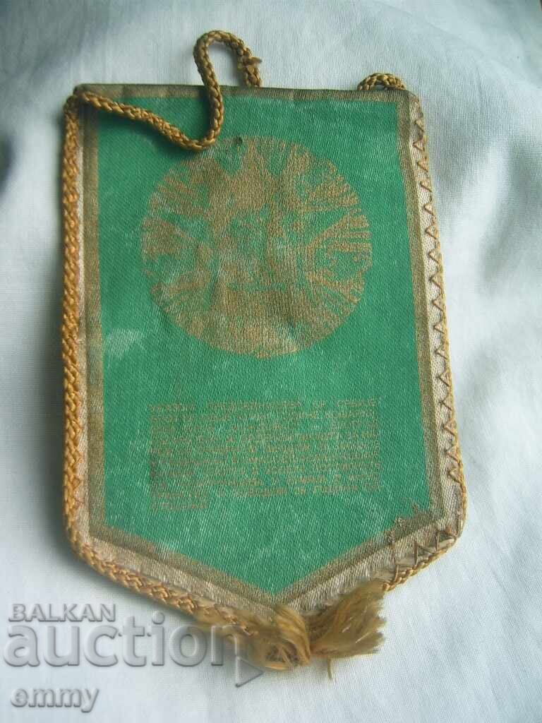 Badge and flag - basketball club Voždovac, Belgrade, 1955 - 6