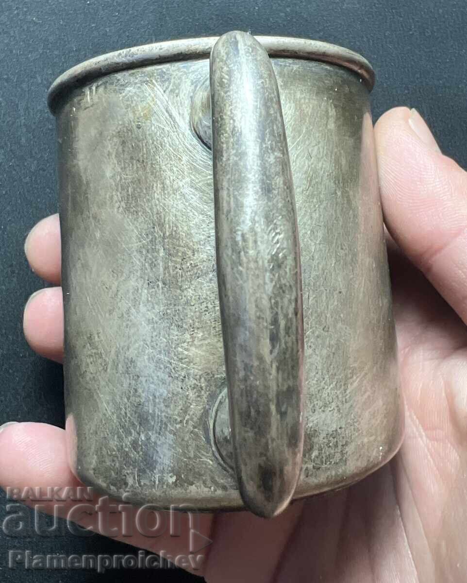 DESCOPERIRE PAHAR DIN ARGINT AL TREILEA REICH 1931 86 GRAME - 5