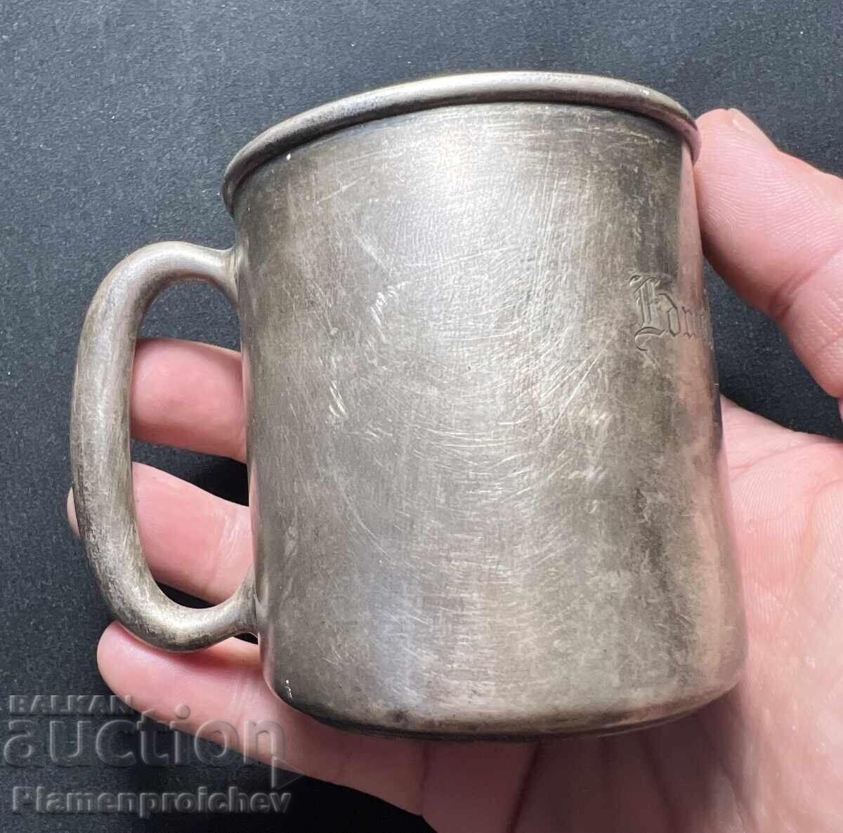 DESCOPERIRE PAHAR DIN ARGINT AL TREILEA REICH 1931 86 GRAME - 6