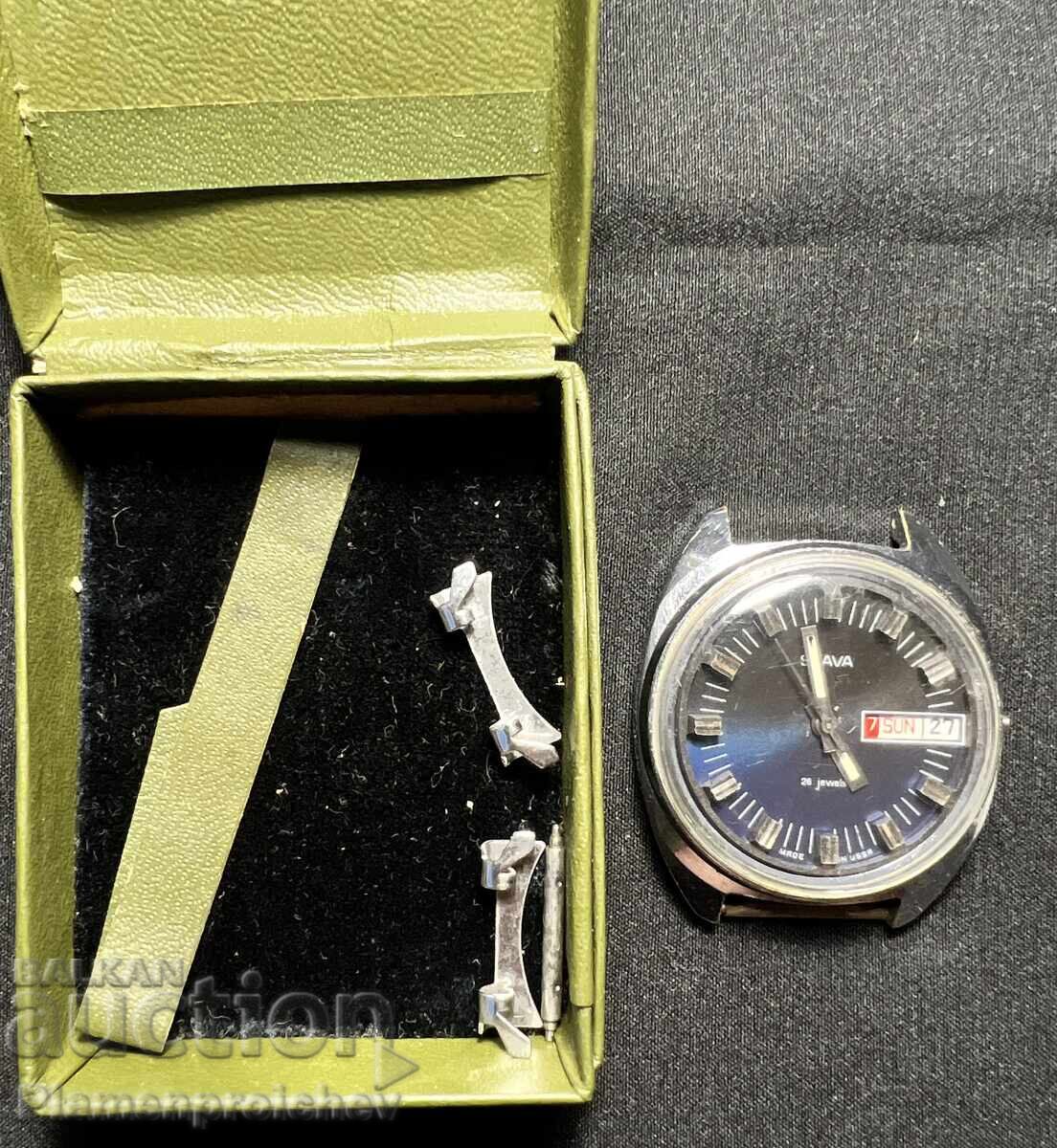 RARE MEN'S WATCH SLAVA 26 JEWELS