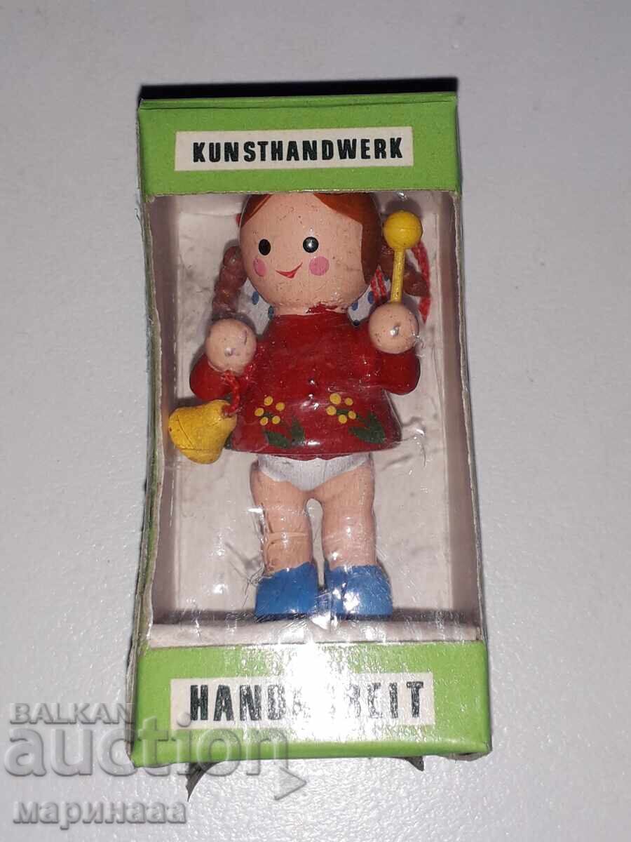 FIGURINĂ DIN LEMN PENTRU BRAD. GERMANIA FIGURINĂ DIN LEMN PENTRU BRAD. GERMANIA