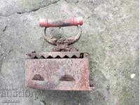 Old cast iron iron