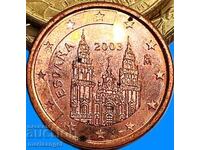 1 евро цент 2003 Испания