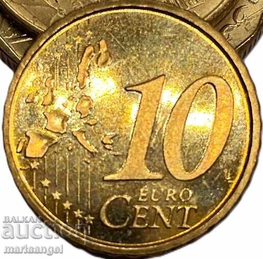 10 евро цента 2003 Испания с цена € 0.44 | 0.86 лв. 10 евро цента 2003 Испания с цена € 0.44 | 0.86 лв.