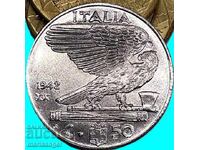 50 Centesimi 1942 Italy Victor Emmanuel - rare year