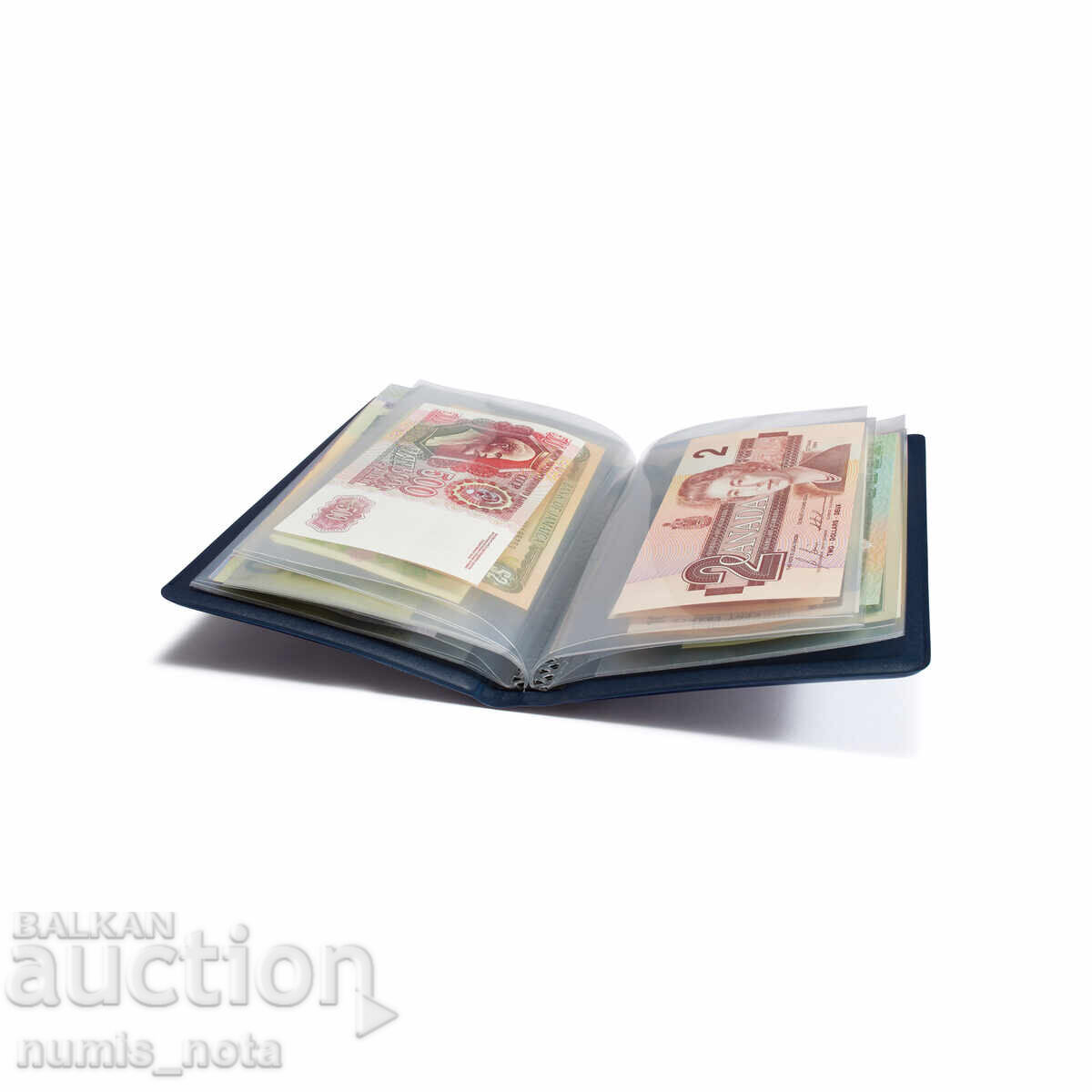 POCKET ALBUM FOR BANKNOTES WITH 20 SHEETS