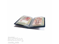 POCKET ALBUM FOR BANKNOTES WITH 20 SHEETS