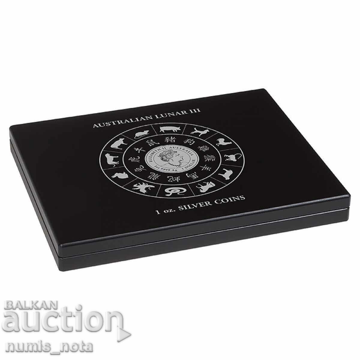 Luxury VOLTERRA coin box for 12 "LUNAR III" coins with price € 50.00 | 97.79 BGN Luxury VOLTERRA coin box for 12 "LUNAR III" coins with price € 50.00 | 97.79 BGN