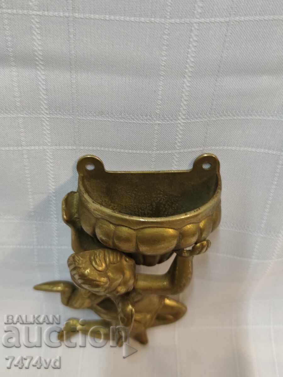 Authentic vintage holy water font with cherub with price € 60.00 | 117.35 BGN