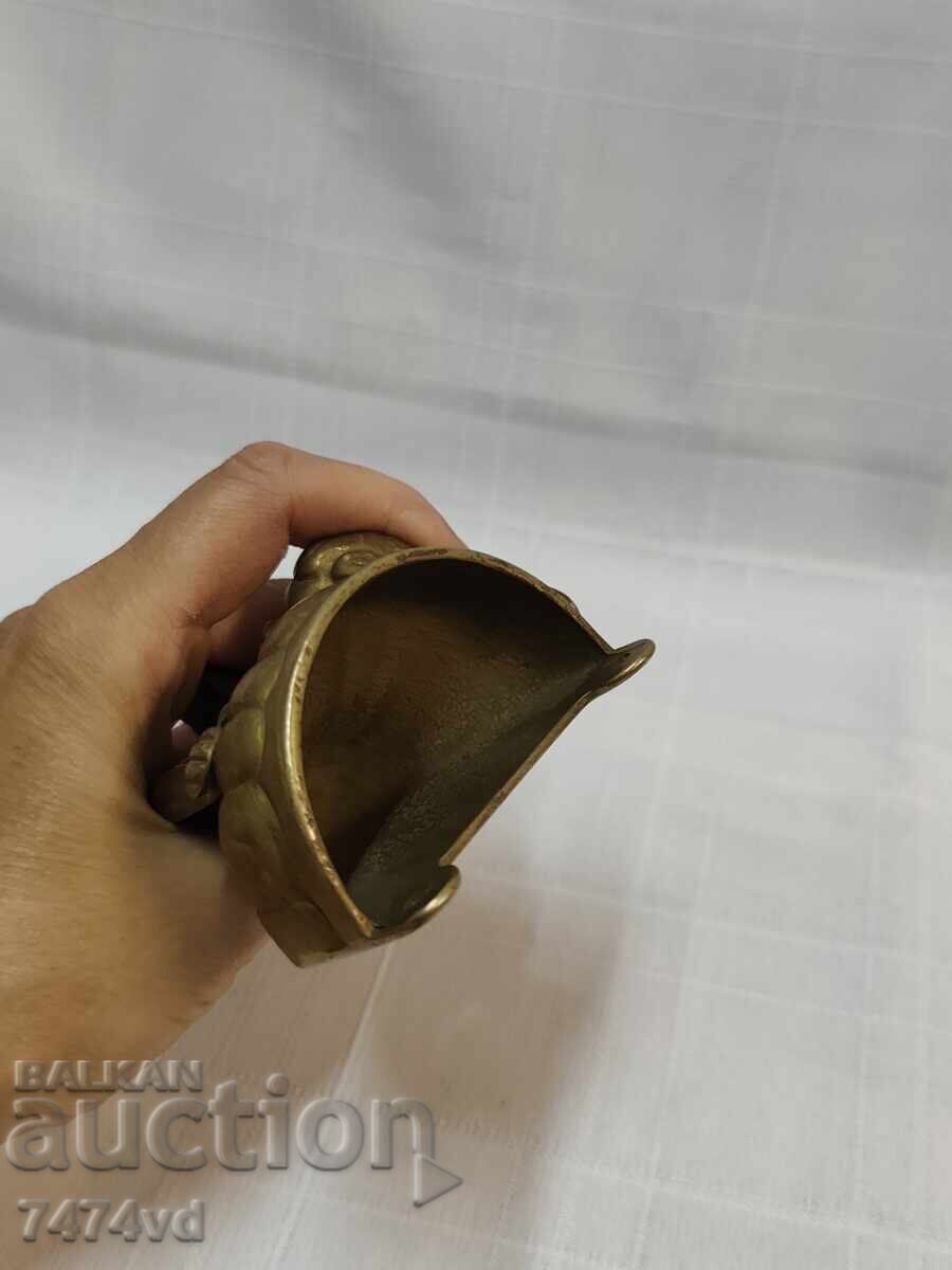 Authentic vintage holy water font with cherub - 7