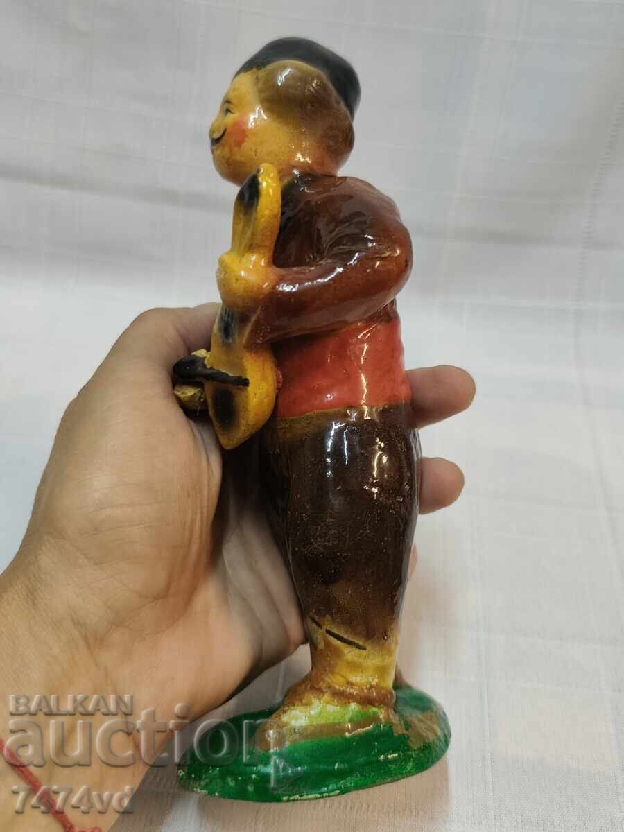 Автентична стара българска керамична статуетка -Гъдулар- с цена € 45.00 | 88.01 лв. Автентична стара българска керамична статуетка -Гъдулар- с цена € 45.00 | 88.01 лв.