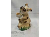 Old ceramic figurine, Dulevo Porcelain Factory
