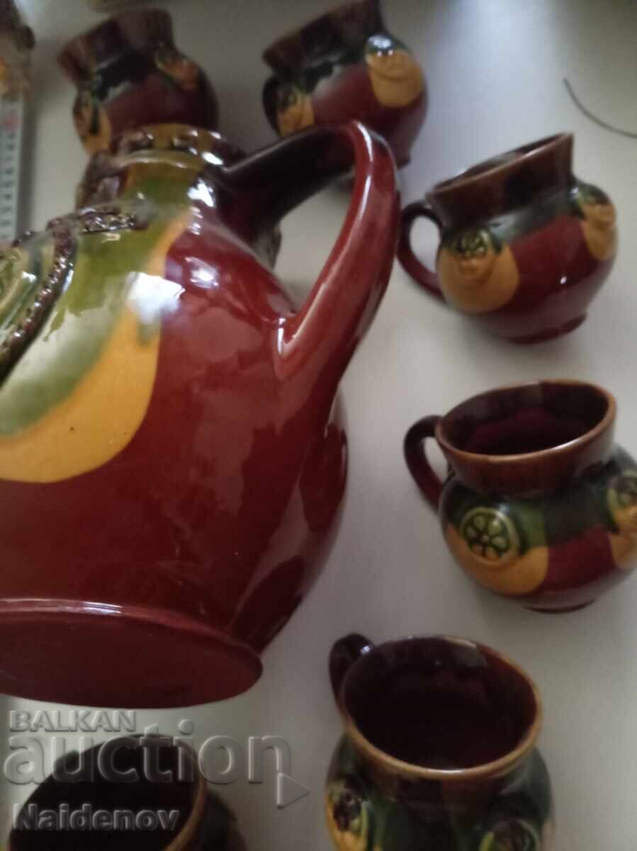 Delivery of Beautiful ceramic wine set Delivery of Beautiful ceramic wine set