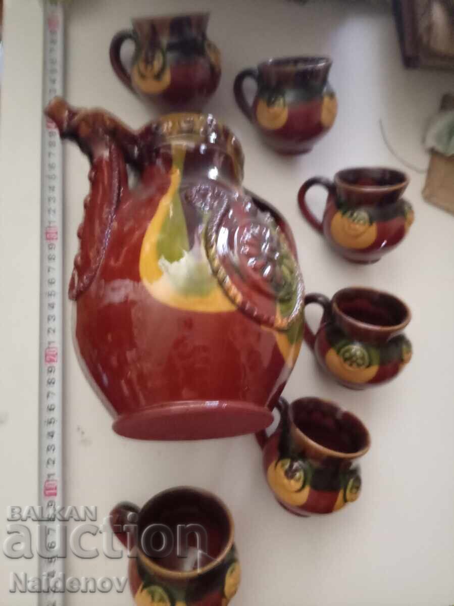 Beautiful ceramic wine set Beautiful ceramic wine set