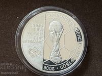 Сребърна монета 5 лева 2003 Световна купа по футбол