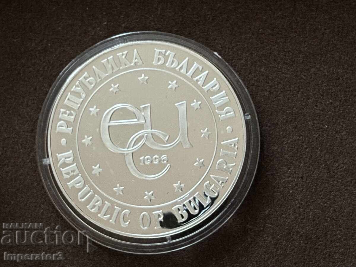 Сребърна монета 1000 лева 1996 св. Иван Рилски с цена € 1.00 | 1.96 лв. Сребърна монета 1000 лева 1996 св. Иван Рилски с цена € 1.00 | 1.96 лв.