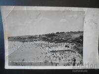 19. Sozopol - General view of the beach, Old postcard