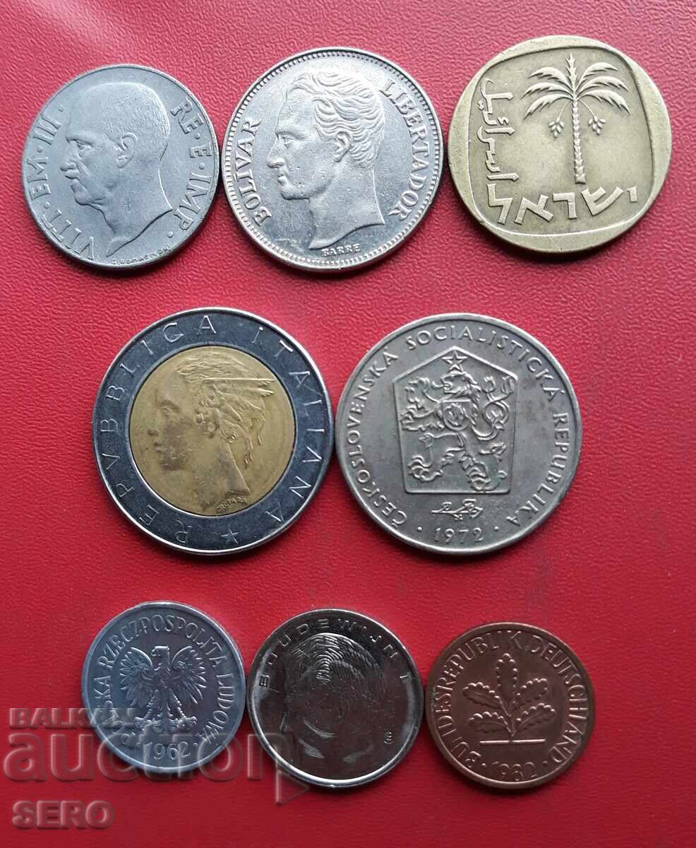 Lot mixt de 8 monede cu preț € 0.51 | 1.00 BGN