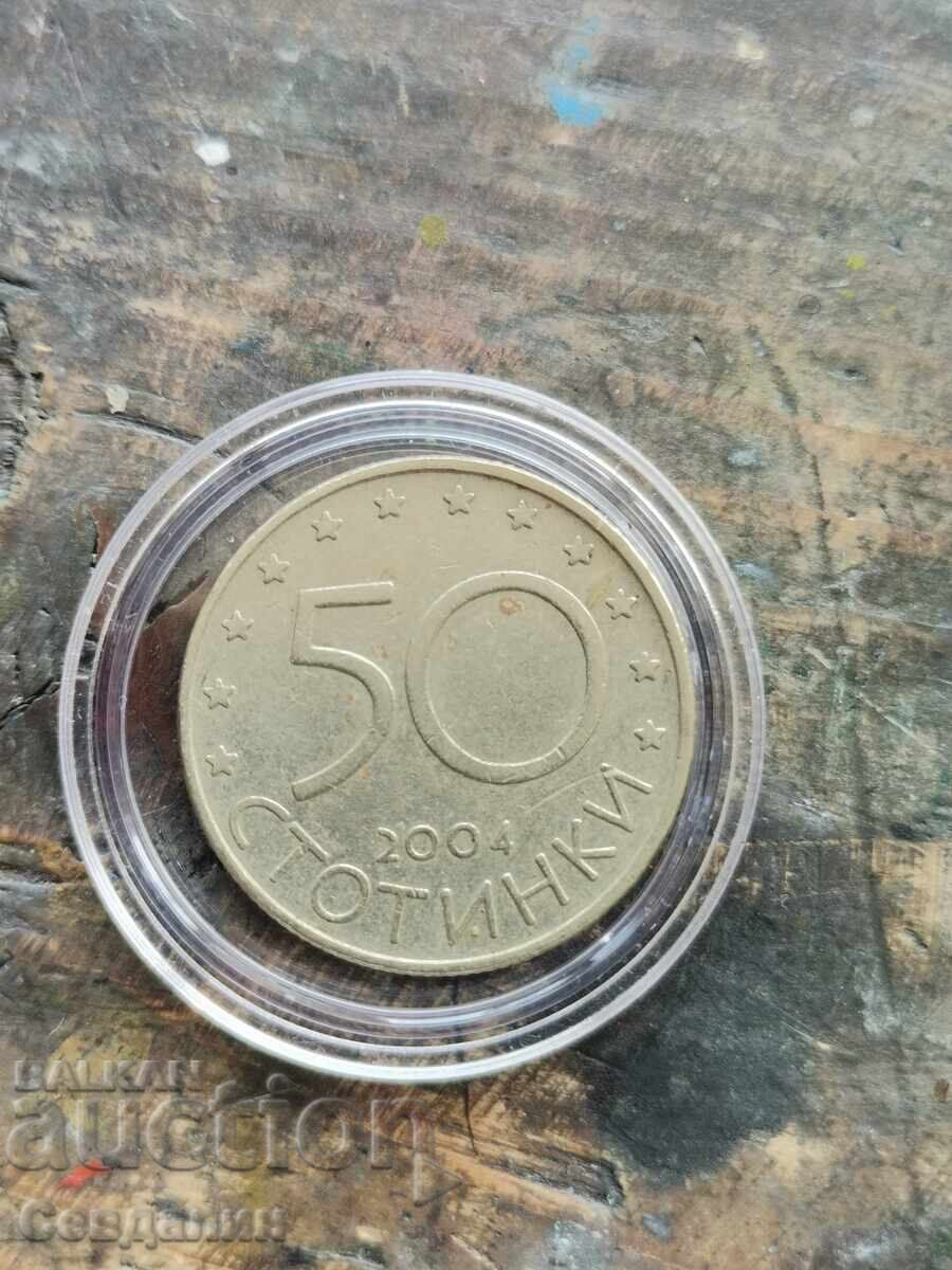 50 bani 2004 50 bani 2004
