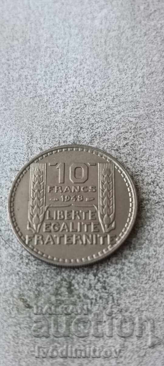 Франция 10 франка 1948 Франция 10 франка 1948