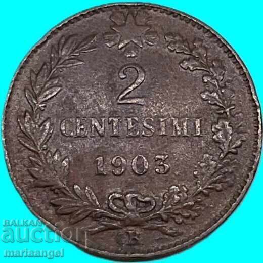 2 centesimi 1903 Italia Victor Emanuel cu preț € 11.75 | 22.98 BGN 2 centesimi 1903 Italia Victor Emanuel cu preț € 11.75 | 22.98 BGN