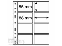 Optima - sheets with 8 pockets 55x88 mm - LEUCHTTURM