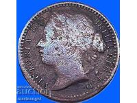 Marea Britanie 1/3 Farthing 1868 Victoria - Rar