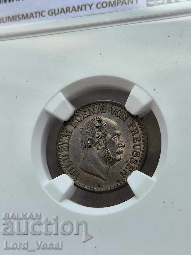 Auction Kingdom of Prussia 1 silver groschen 1873 A NGC MS 64 Auction Kingdom of Prussia 1 silver groschen 1873 A NGC MS 64