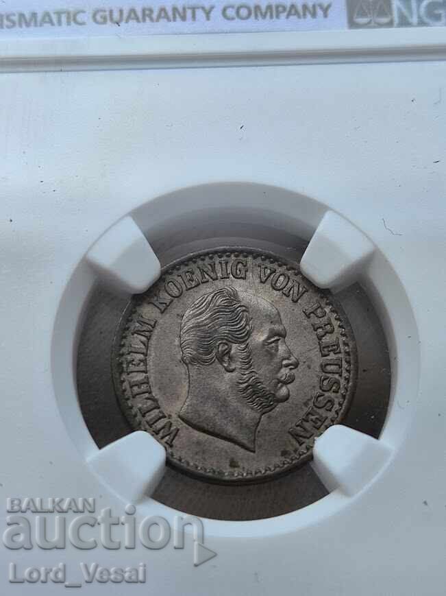 Kingdom of Prussia 1 silver groschen 1873 A NGC MS 64 - 5 Kingdom of Prussia 1 silver groschen 1873 A NGC MS 64 - 5