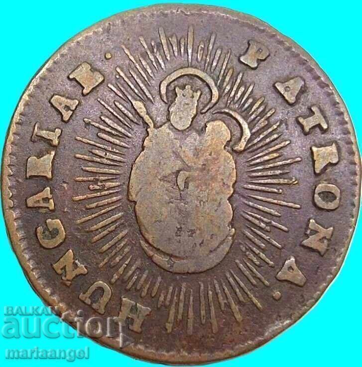 Доставка на Унгария 1 денар 1763 Австрия Мария Терезия Австрия RARE! Доставка на Унгария 1 денар 1763 Австрия Мария Терезия Австрия RARE!