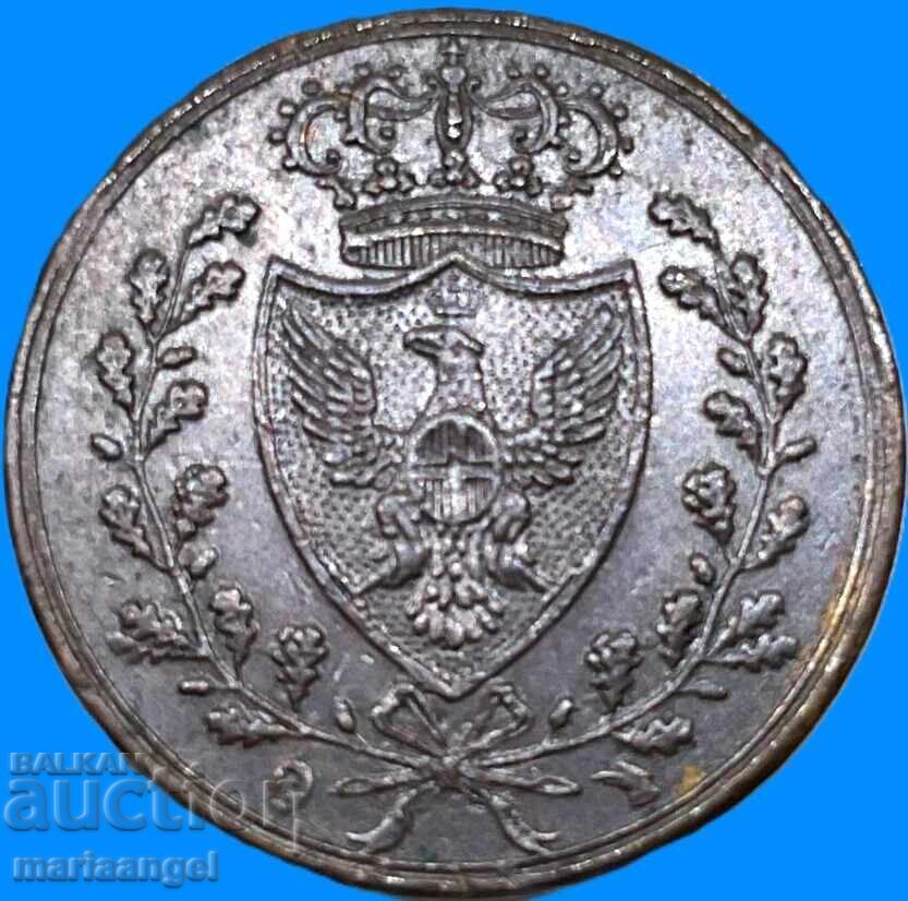1 Чентесимо 1826 Италия Турин Карло Феличе 1821-1831 1 Чентесимо 1826 Италия Турин Карло Феличе 1821-1831