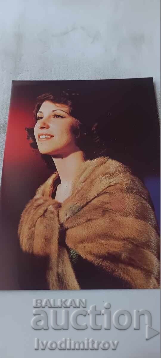 Postcard Margarita Hranova 1975 Postcard Margarita Hranova 1975