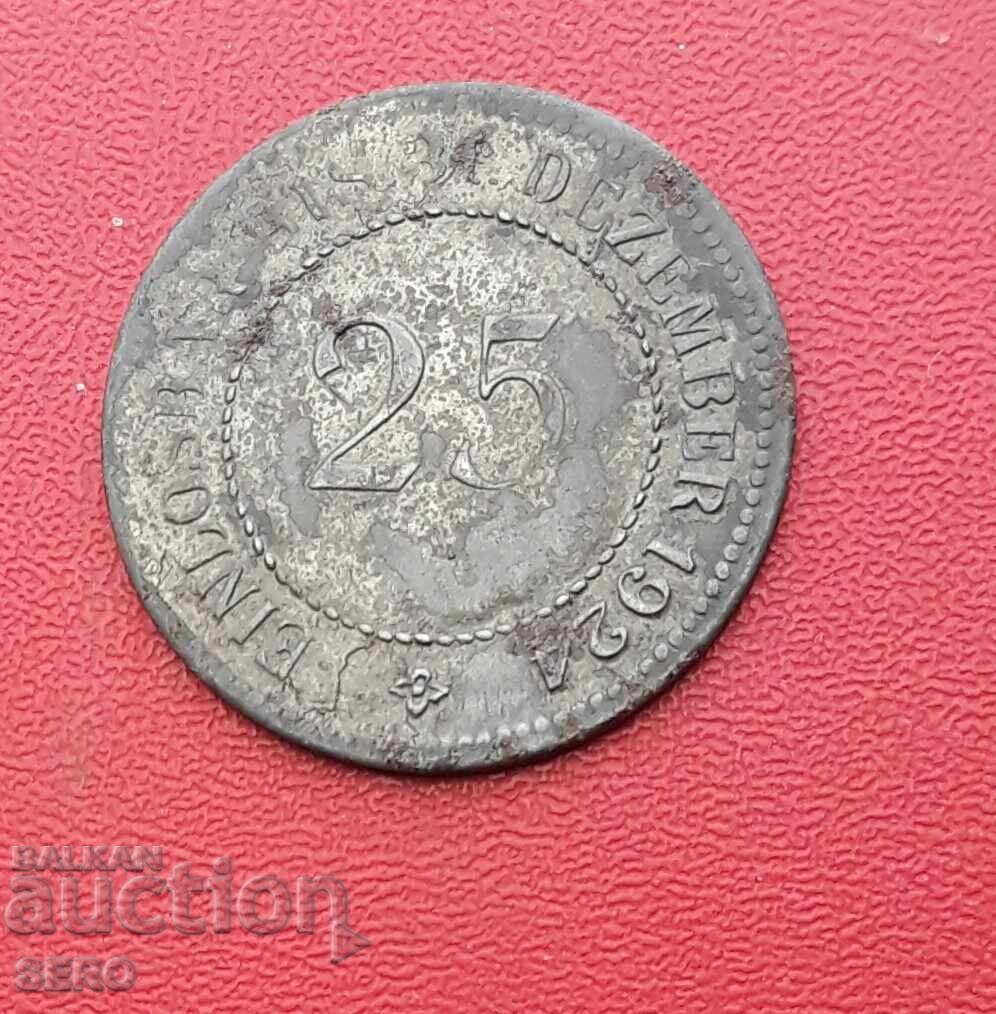 Germany-Saxony-Anhalt-25 pfennig 1917