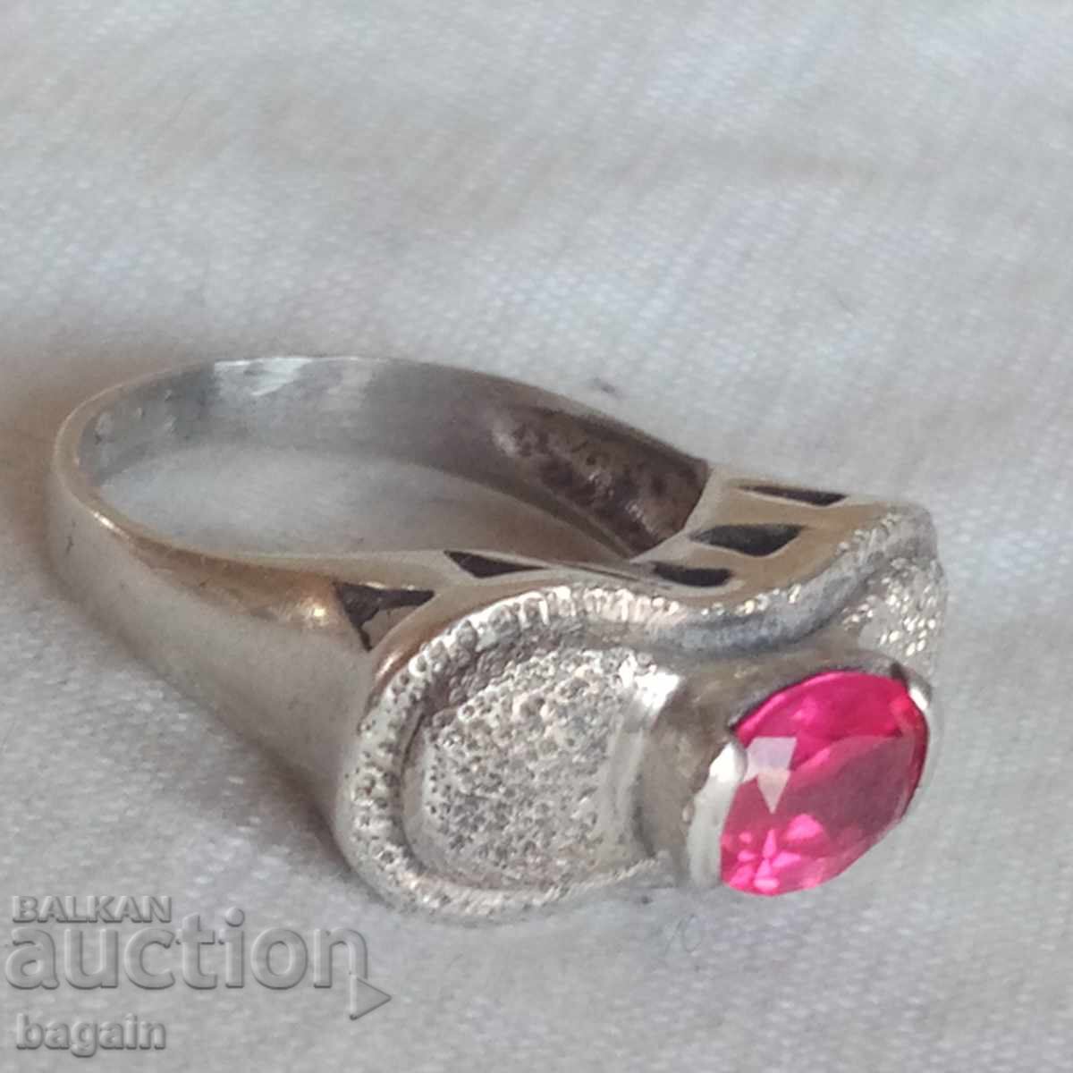 Unique ruby ring. Silver with price € 50.00 | 97.79 BGN