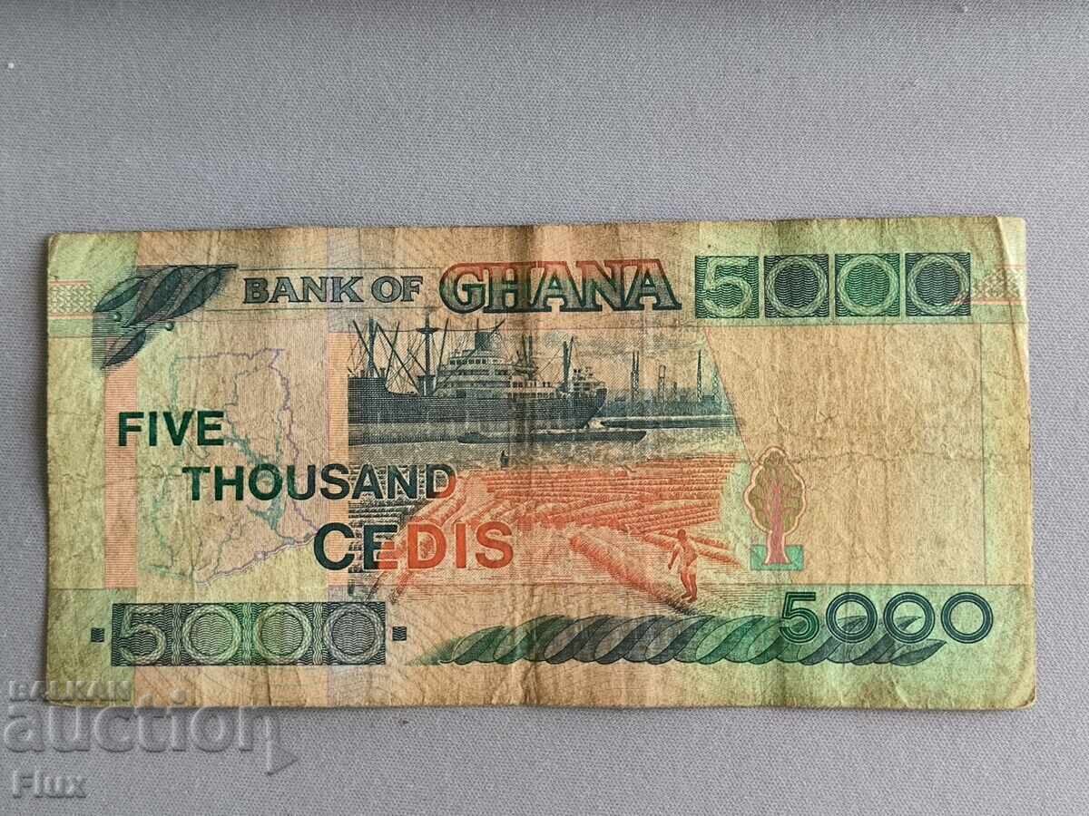 Bancnotă - Ghana - 5000 cedi | 2000 cu preț € 4.25 | 8.31 BGN