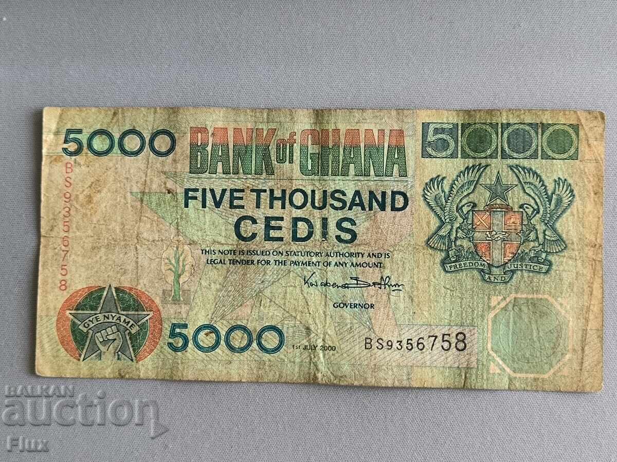 Bancnotă - Ghana - 5000 cedi | 2000