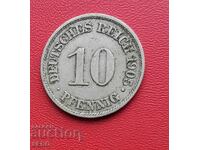 Германия-10 пфенига 1905 А-Берлин