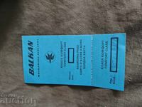 Balkan Comfort Class boarding pass
